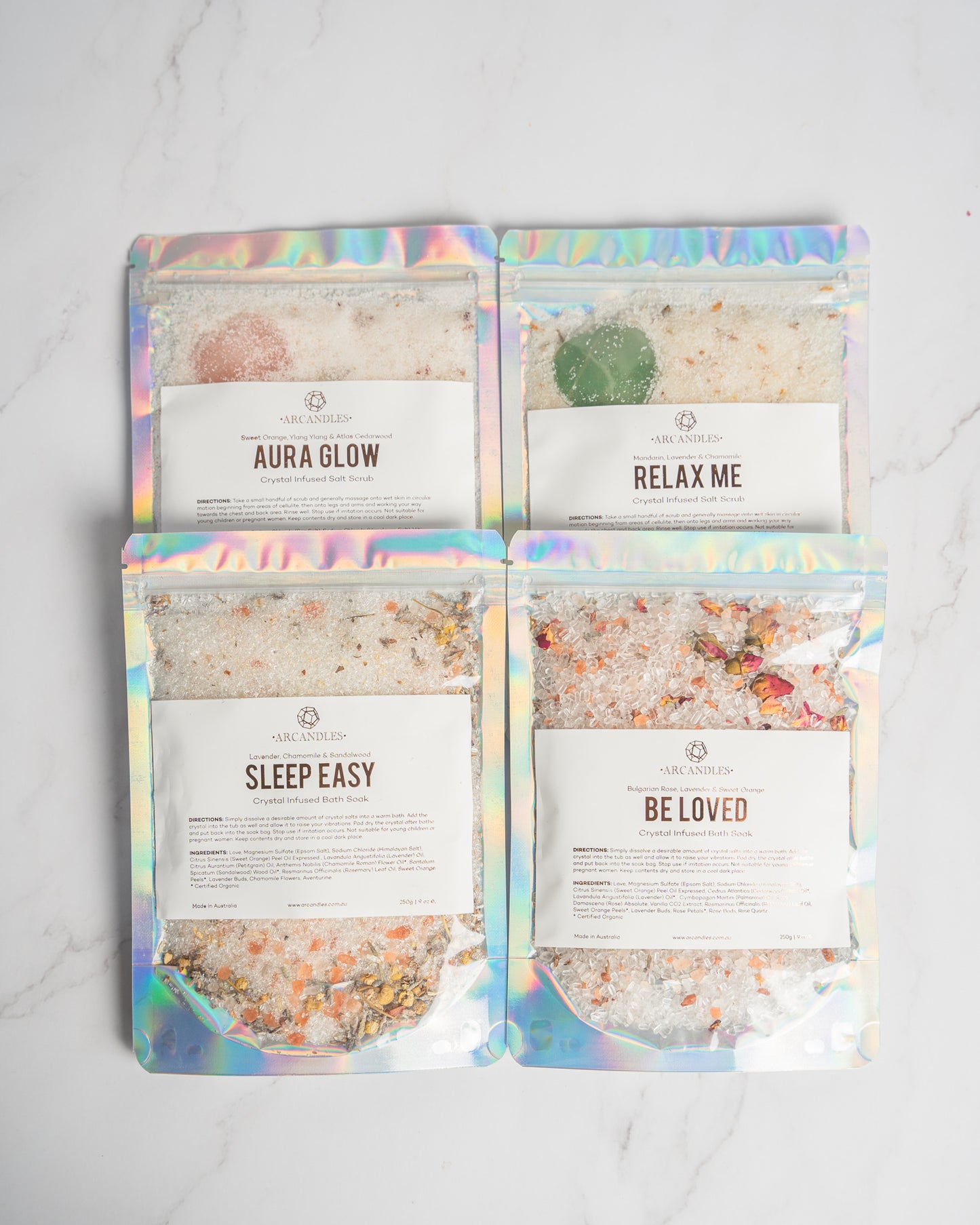 Crystal Body Care Bath Set